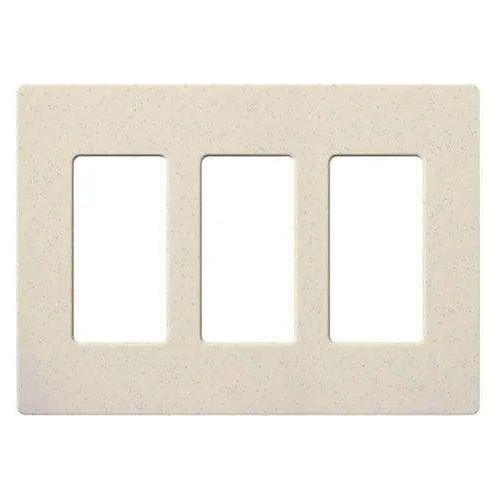 Lutron - Claro & Satin Colors 3-Gang Wallplate - SC-3-LS - Canada Light Shop