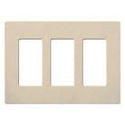 Lutron - Claro & Satin Colors 3-Gang Wallplate - SC-3-ST - Canada Light Shop