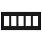 Lutron - Claro & Satin Colors 5-Gang Wallplate - CW-5-BL - Canada Light Shop