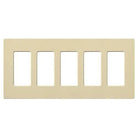 Lutron - Claro & Satin Colors 5-Gang Wallplate - CW-5-IV - Canada Light Shop