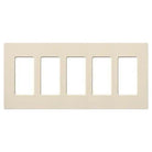 Lutron - Claro & Satin Colors 5-Gang Wallplate - CW-5-LA - Canada Light Shop