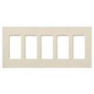 Lutron - Claro & Satin Colors 5-Gang Wallplate - SC-5-LS - Canada Light Shop