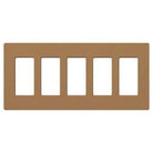 Lutron - Claro & Satin Colors 5-Gang Wallplate - SC-5-TC - Canada Light Shop