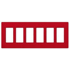 Lutron - Claro & Satin Colors 6-Gang Wallplate - SC-6-HT - Canada Light Shop