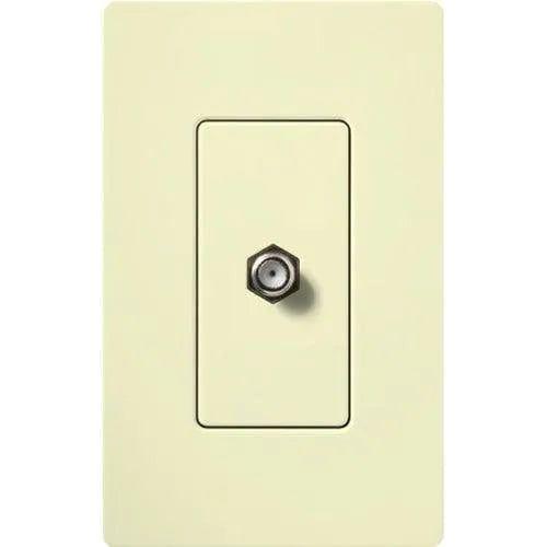Lutron - Claro & Satin Colors Cable TV Jack - CA-CJ-AL - Canada Light Shop