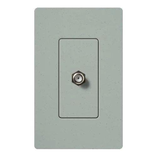 Lutron - Claro & Satin Colors Cable TV Jack - SC-CJ-BG - Canada Light Shop