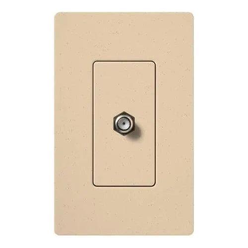 Lutron - Claro & Satin Colors Cable TV Jack - SC-CJ-DS - Canada Light Shop