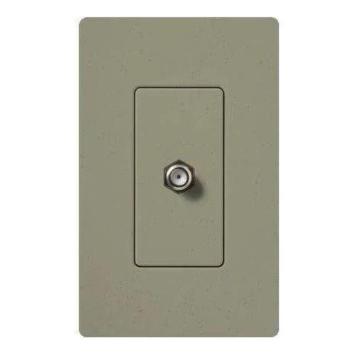 Lutron - Claro & Satin Colors Cable TV Jack - SC-CJ-GB - Canada Light Shop