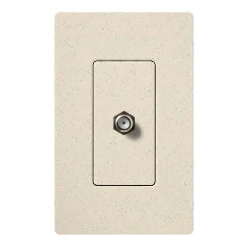 Lutron - Claro & Satin Colors Cable TV Jack - SC-CJ-LS - Canada Light Shop