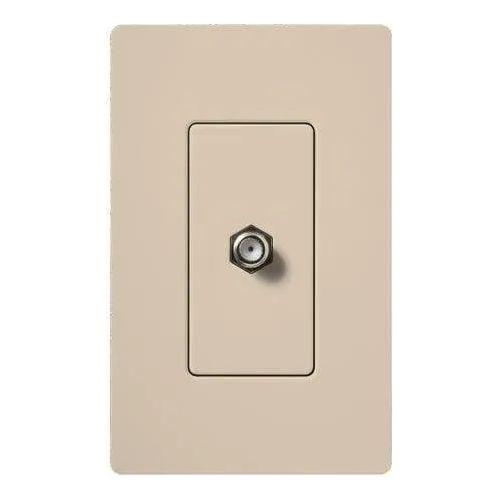 Lutron - Claro & Satin Colors Cable TV Jack - SC-CJ-TP - Canada Light Shop