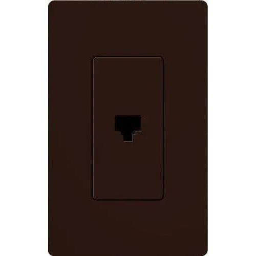 Lutron - Claro & Satin Colors Telephone Jack RJ11 - CA-PJ-BR - Canada Light Shop