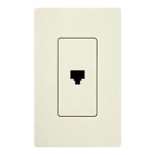 Lutron - Claro & Satin Colors Telephone Jack RJ11 - SC-PJ-BI - Canada Light Shop