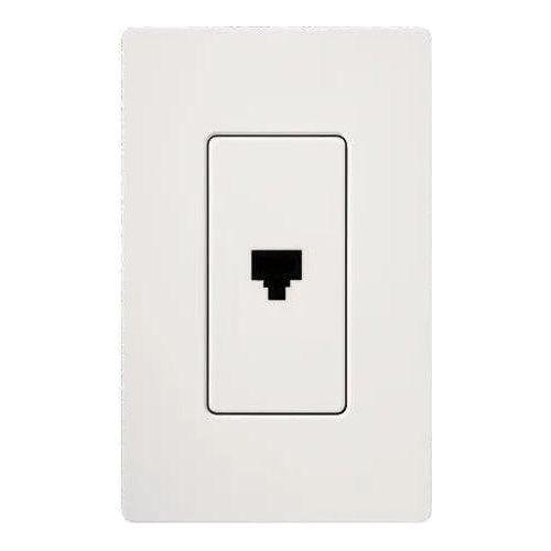 Lutron - Claro & Satin Colors Telephone Jack RJ11 - SC-PJ-SW - Canada Light Shop