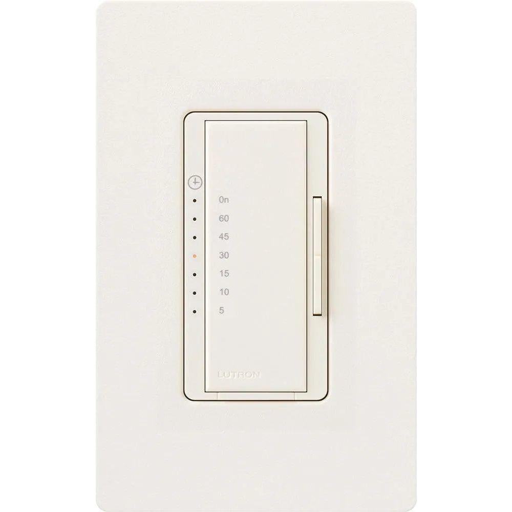 Lutron - Maestro 60-Minute Timer with Neutral - MA-T51MN-BI - Canada Light Shop