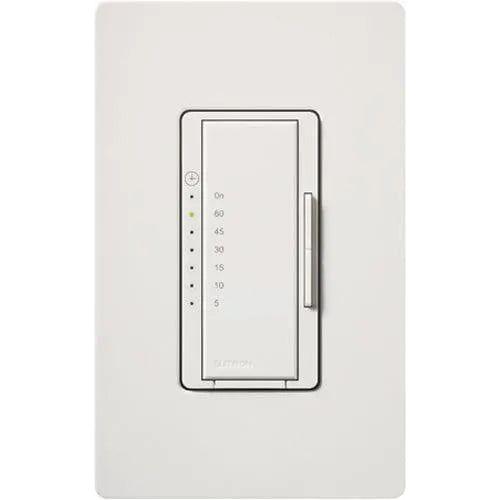 Lutron - Maestro 60-Minute Timer with Neutral - MA-T51MN-SW - Canada Light Shop