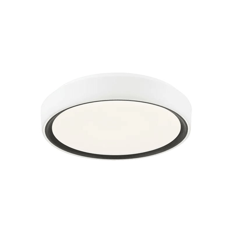 Matteo Lighting - Alamus Flush Mount - M10601WHBK - Canada Light Shop