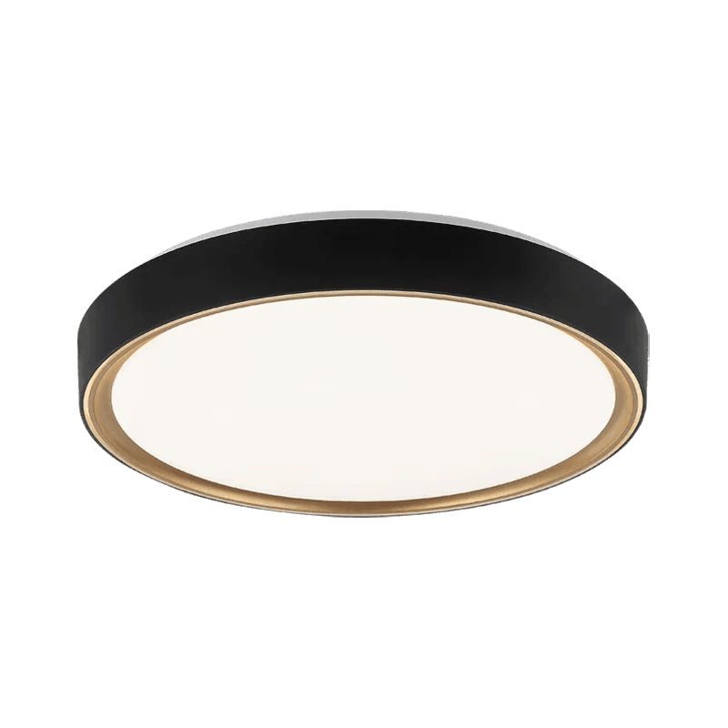 Matteo Lighting - Alamus Flush Mount - M10602BKGL - Canada Light Shop