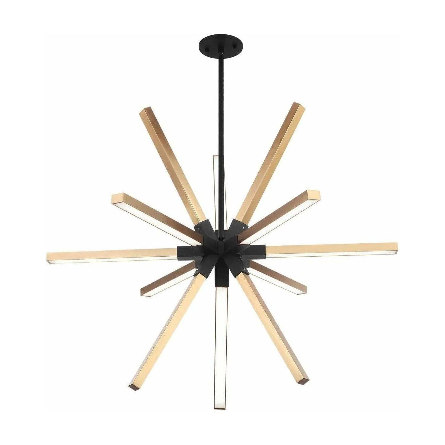 Matteo Lighting - Asterisk Starburst Pendant - C66812MBAG - Canada Light Shop