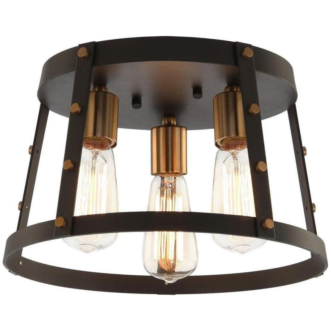 Matteo Lighting - Beaton Flush Mount - X72003MBAG - Canada Light Shop