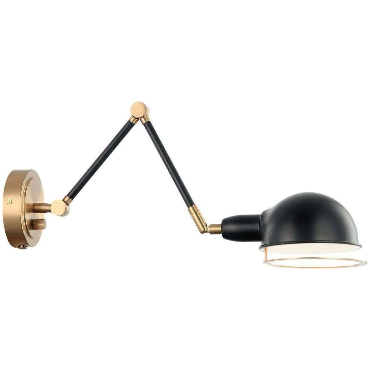 Matteo Lighting - Blare Wall Sconce - S00721AGBK - Canada Light Shop