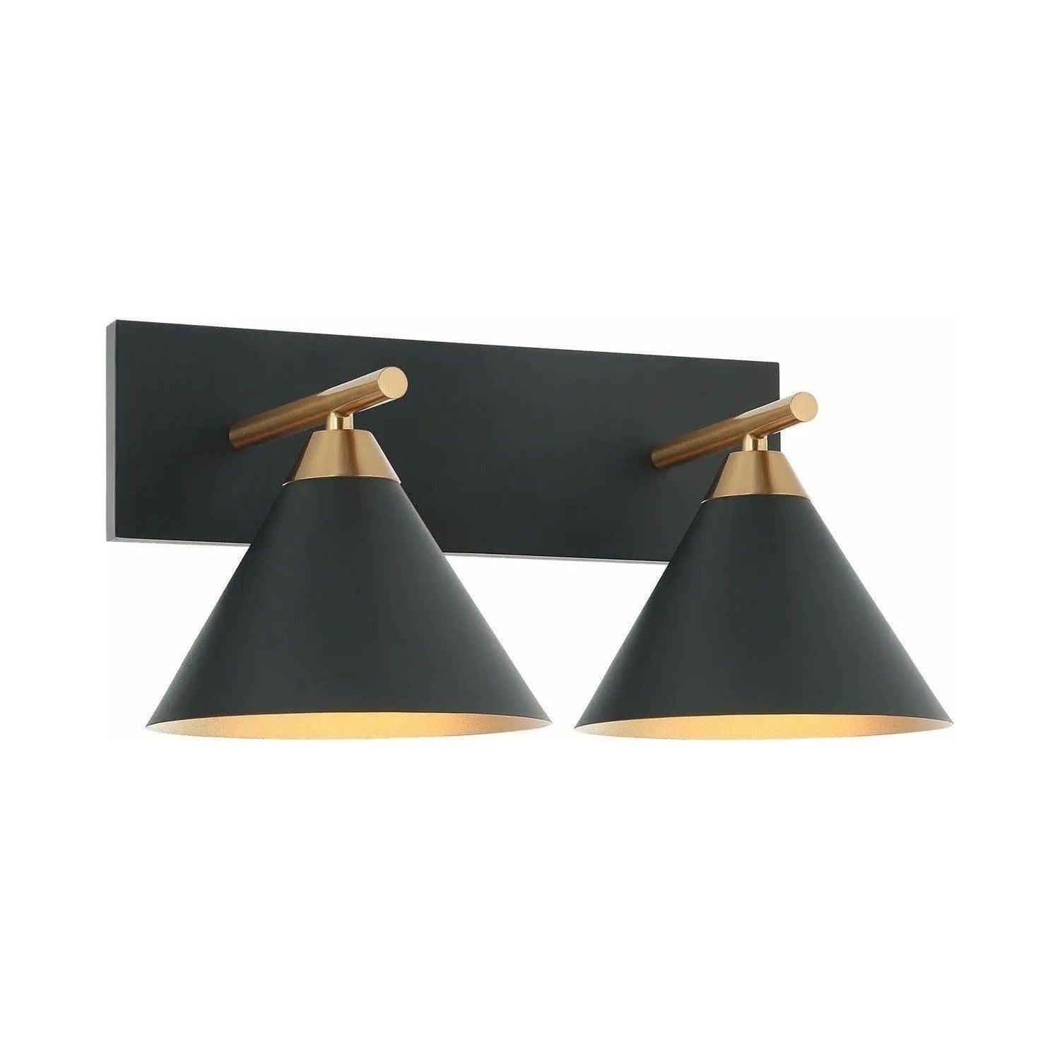 Matteo Lighting - Bliss Two-Light Wall Sconce - S10602MB - Canada Light Shop
