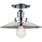 Matteo Lighting - Bulstrode's Workshop Metal Shade Flush Mount - X46111CHCH - Canada Light Shop