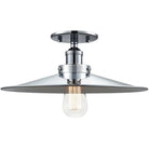 Matteo Lighting - Bulstrode's Workshop Metal Shade Flush Mount - X46113CHCH - Canada Light Shop