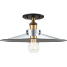 Matteo Lighting - Bulstrode's Workshop Metal Shade Flush Mount - X46113WGCH - Canada Light Shop
