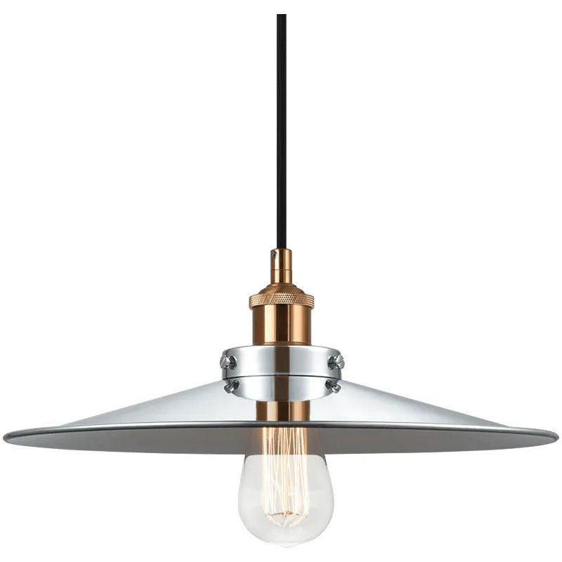 Matteo Lighting - Bulstrode's Workshop Metal Shade Pendant - C46113AGCH - Canada Light Shop