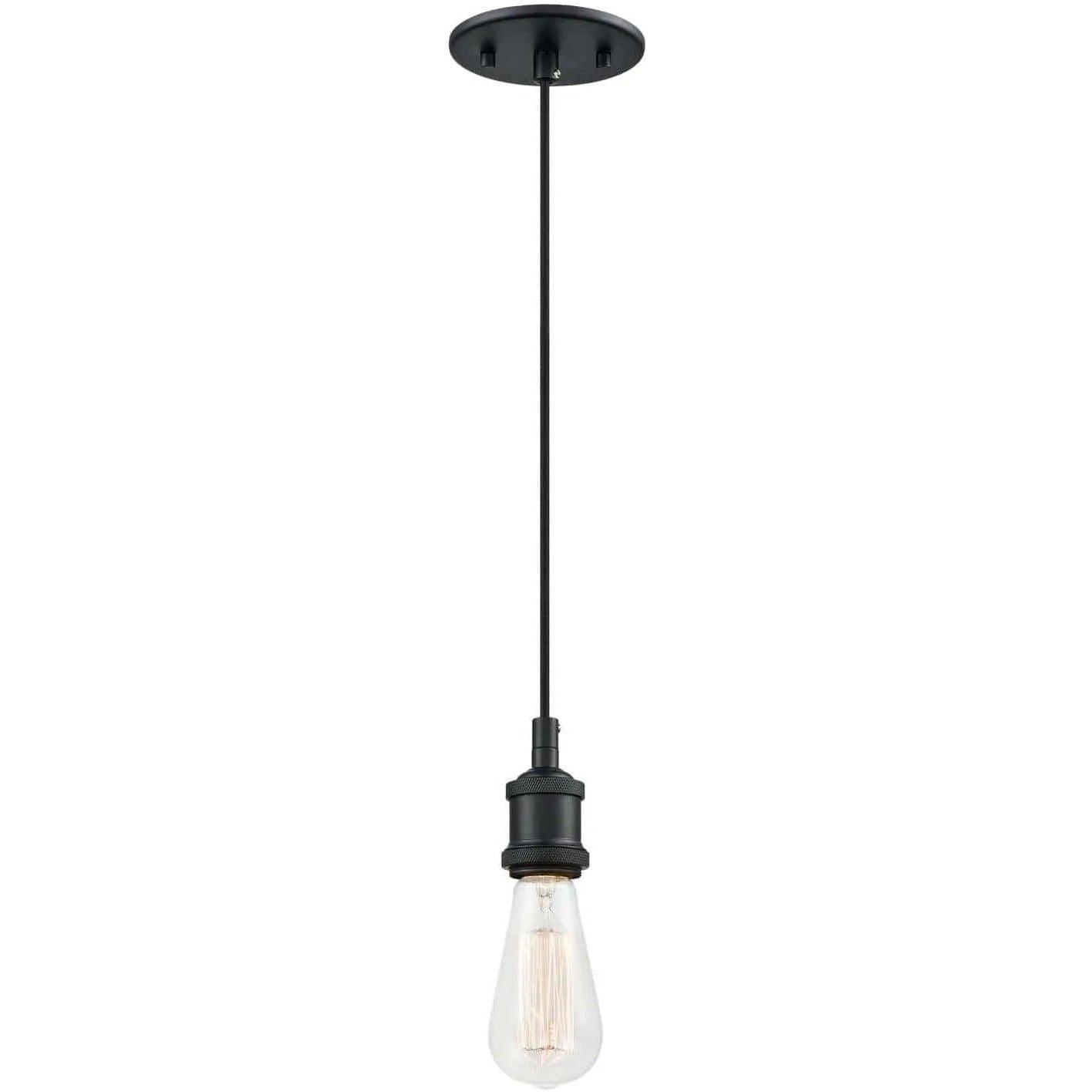 Matteo Lighting - Bulstrode's Workshop Pendant - C46100BK - Canada Light Shop