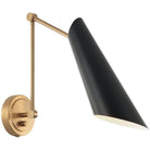 Matteo Lighting - Butera Adjustable Wall Sconce - S08021AGBK - Canada Light Shop