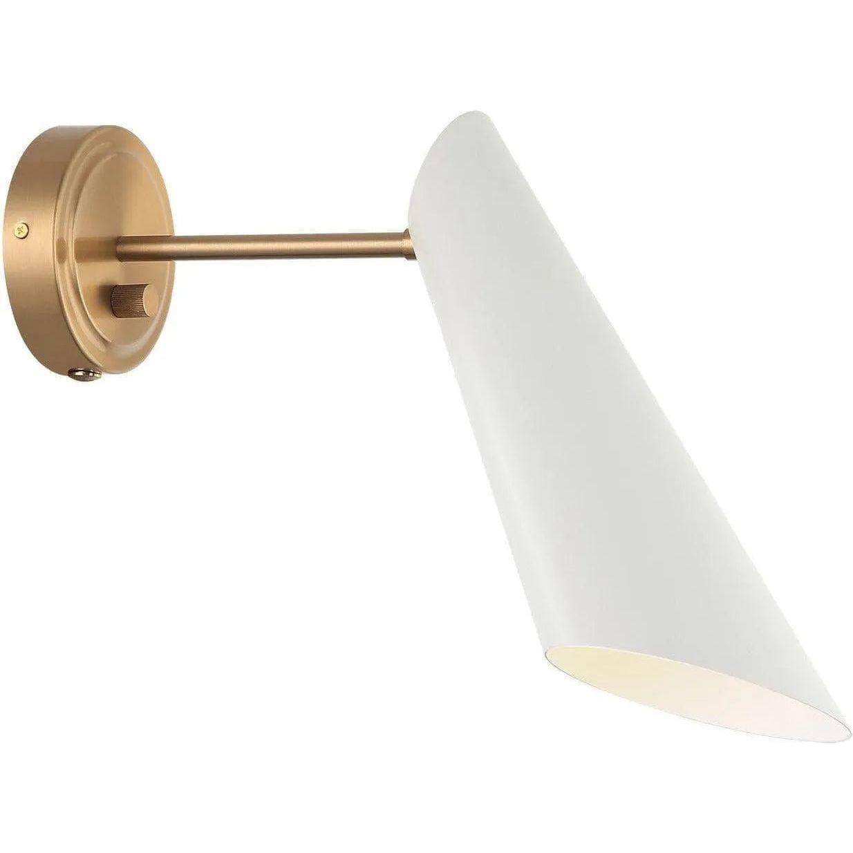 Matteo Lighting - Butera Wall Sconce - S08011AGWH - Canada Light Shop