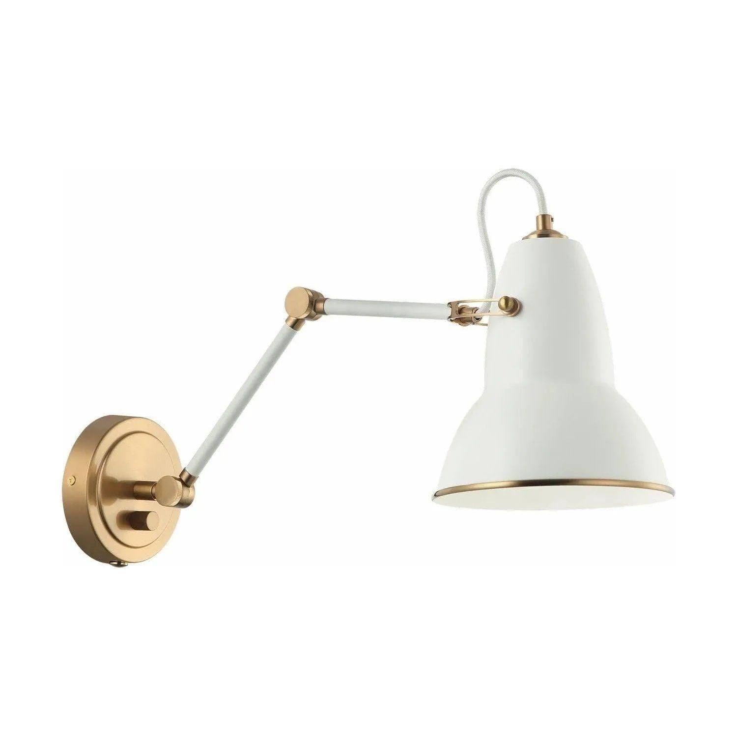 Matteo Lighting - Buzz Wall Sconce - S08421AGWH - Canada Light Shop