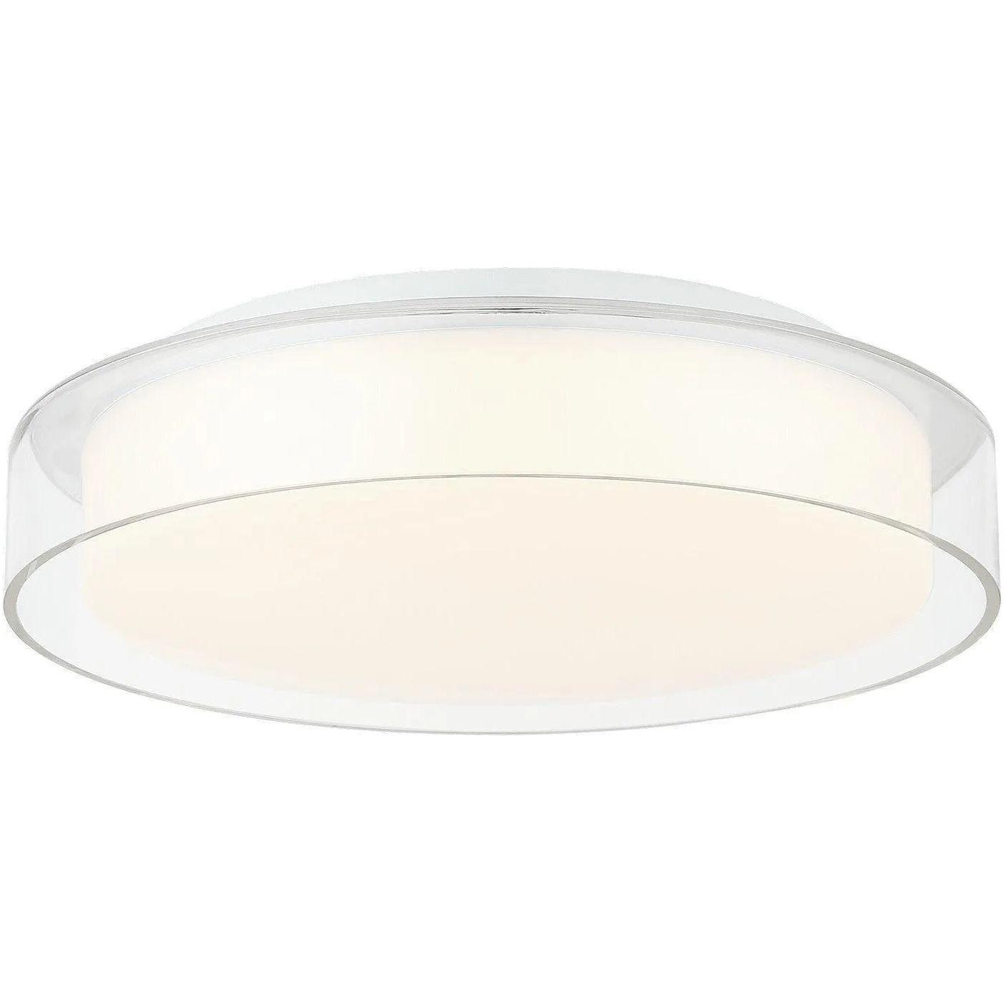 Matteo Lighting - Callum LED Flush Mount - M14614WHCL - Canada Light Shop