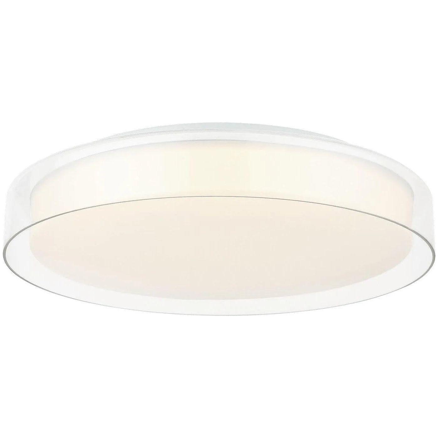 Matteo Lighting - Callum LED Flush Mount - M14618WHCL - Canada Light Shop