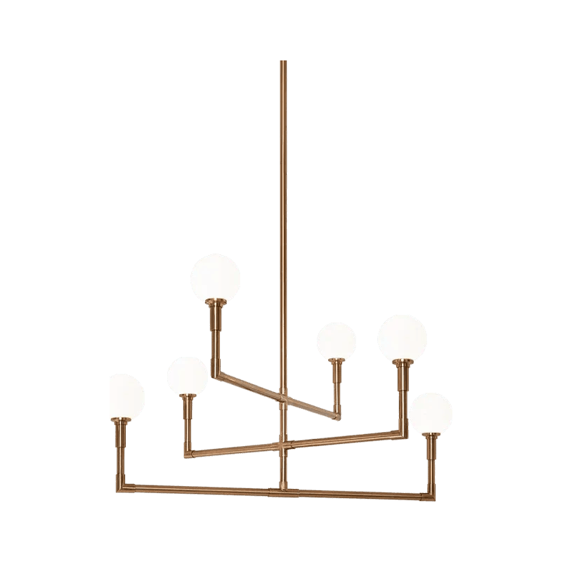 Matteo Lighting - Candlestix Chandelier - C64806AGOP - Canada Light Shop