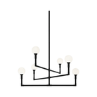 Matteo Lighting - Candlestix Chandelier - C64806BKOP - Canada Light Shop