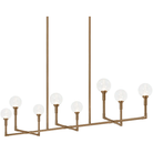 Matteo Lighting - Candlestix Linear Chandelier - C64808AGCL - Canada Light Shop