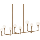 Matteo Lighting - Candlestix Linear Chandelier - C64808AGOP - Canada Light Shop
