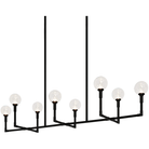 Matteo Lighting - Candlestix Linear Chandelier - C64808BKCL - Canada Light Shop