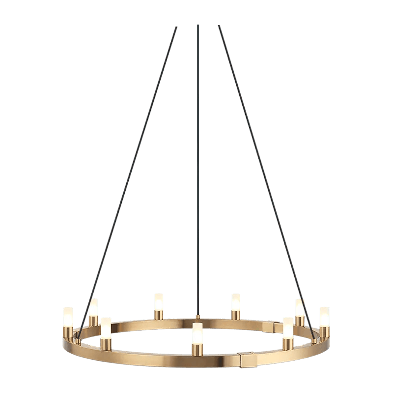 Matteo Lighting - Cascadian Circular Single Chandelier - C75209AG - Canada Light Shop