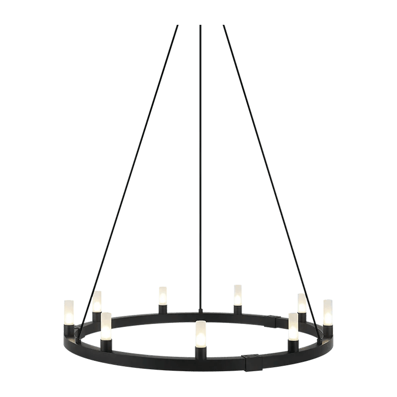 Matteo Lighting - Cascadian Circular Single Chandelier - C75209MB - Canada Light Shop