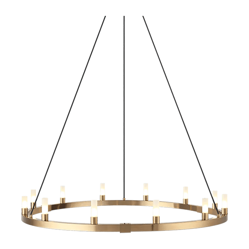Matteo Lighting - Cascadian Circular Single Chandelier - C75212AG - Canada Light Shop