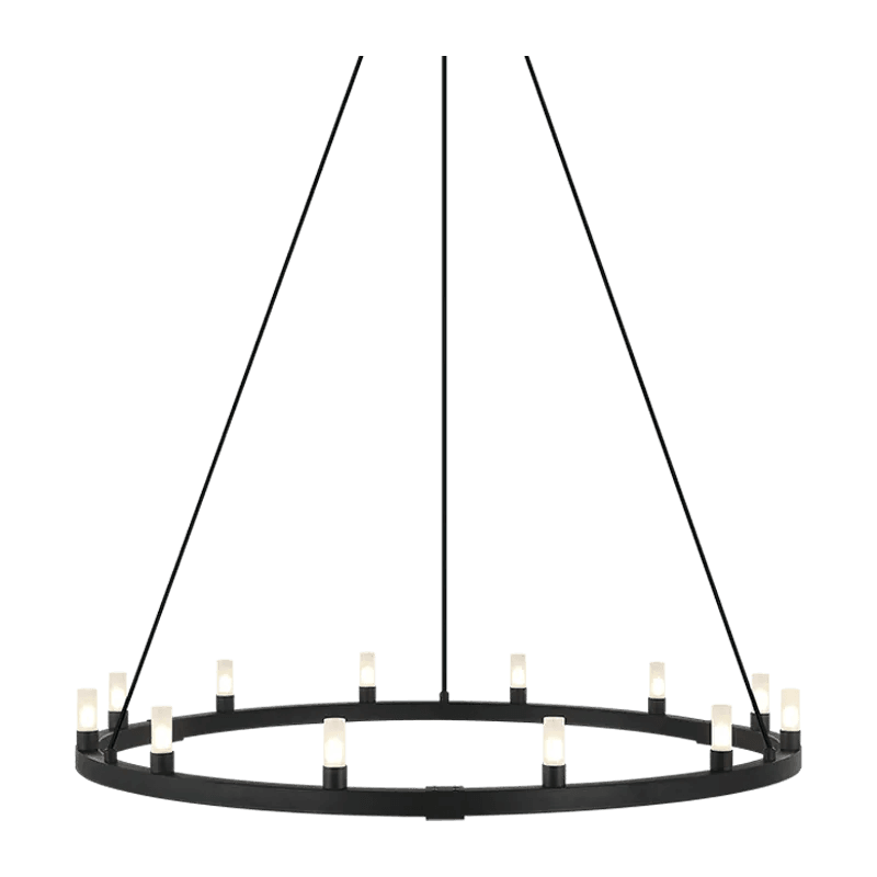 Matteo Lighting - Cascadian Circular Single Chandelier - C75212MB - Canada Light Shop
