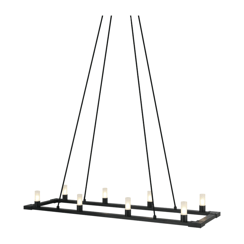 Matteo Lighting - Cascadian Rectangular Single Chandelier - C75208MB - Canada Light Shop