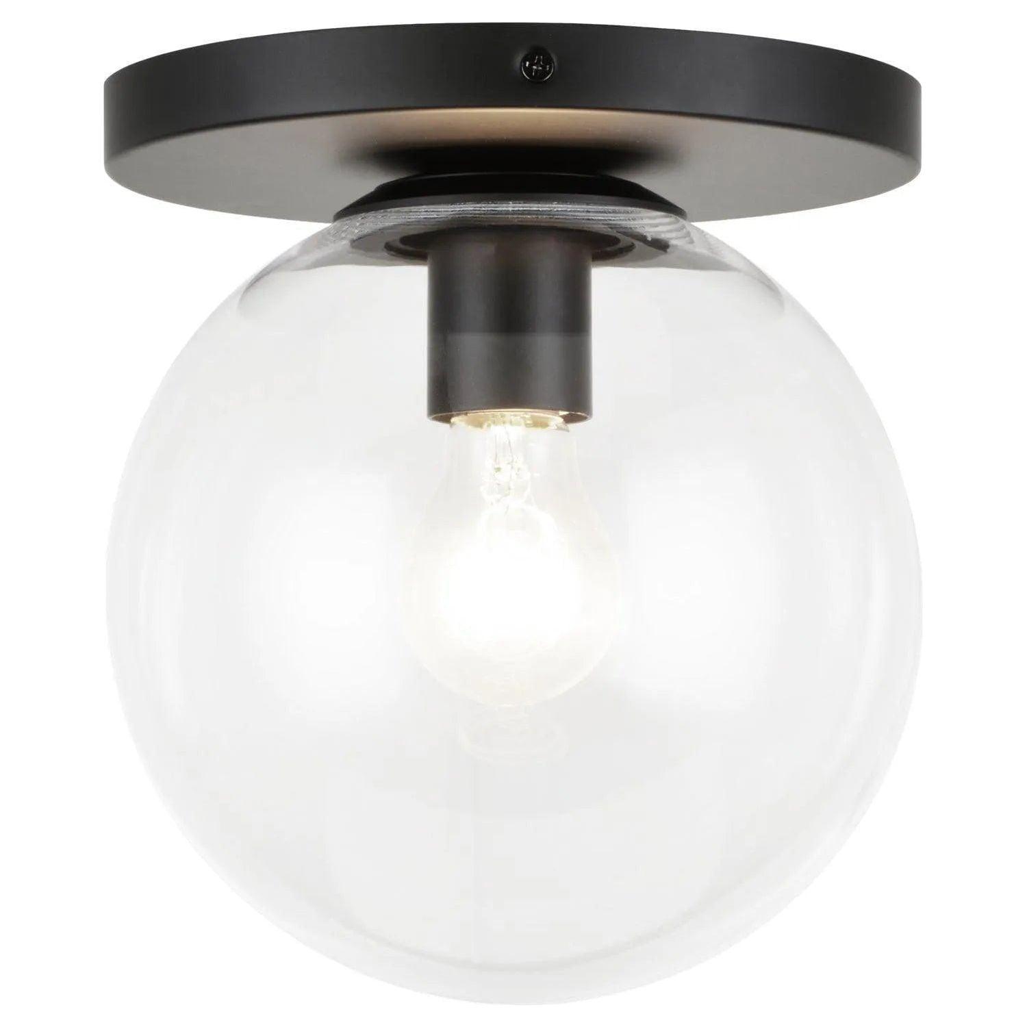 Matteo Lighting - Cosmo Flush Mount - WX06011BKCL - Canada Light Shop