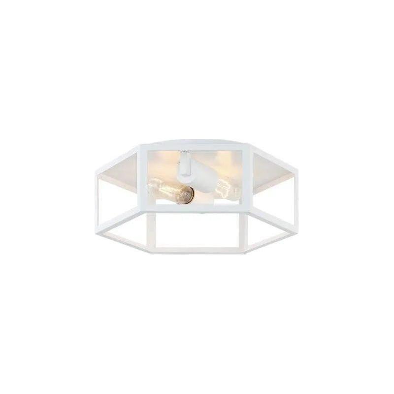 Matteo Lighting - Creed Flush Mount - X64502WH - Canada Light Shop