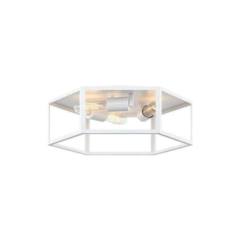 Matteo Lighting - Creed Flush Mount - X64503WH - Canada Light Shop