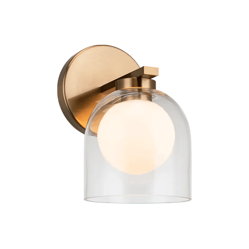 Matteo Lighting - Derbishone Single Wall Sconce - W60701AGCL - Canada Light Shop