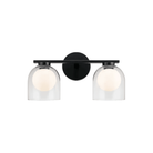 Matteo Lighting - Derbishone Wall Sconce - W60702BKCL - Canada Light Shop